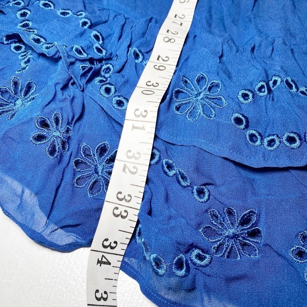 Karina Grimaldi Linda Embellished Mini Dress in Blue NWT - Picture 16 of 16